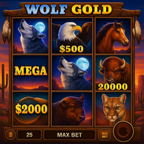 CrownPlay - Wolf Gold Slot Game - Pragmatic Play